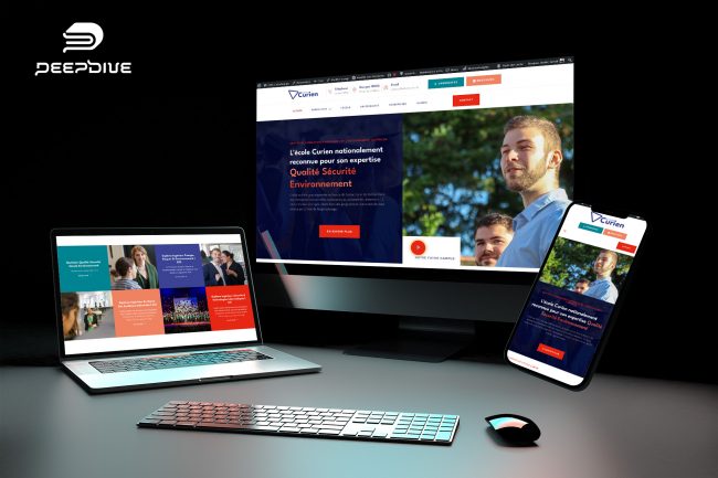 refonte site curien de bourges DeepDive communication