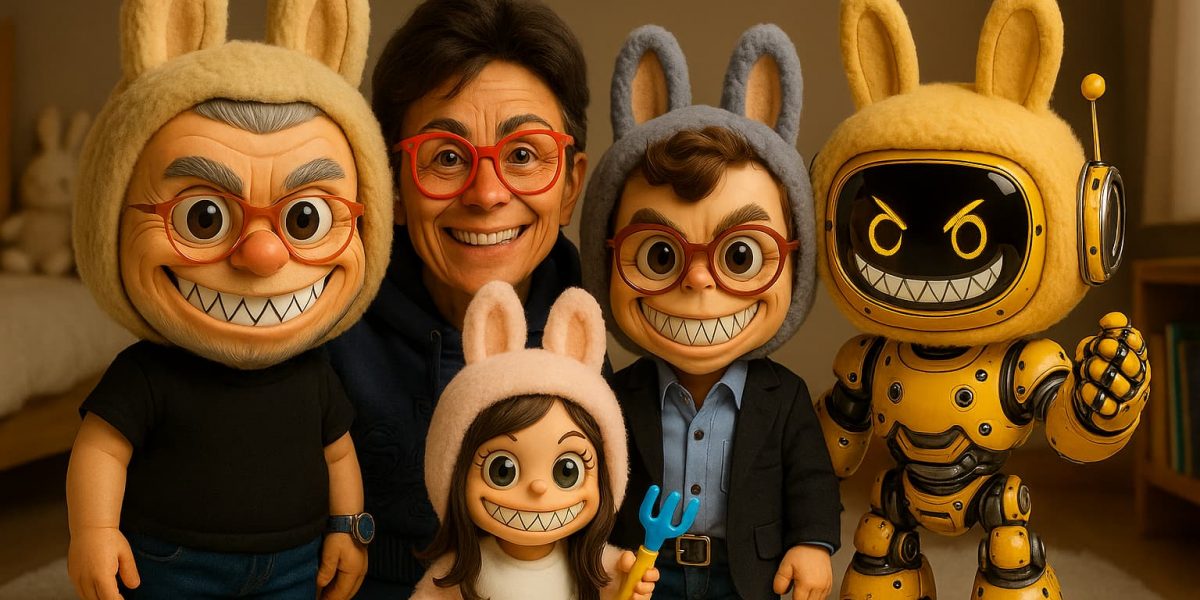 poupées LABUBU Familly pack